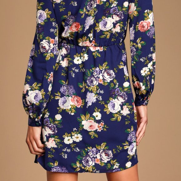 Lulus Honey Punch That's a Wrap Floral Dress XS - Picture 7 of 14